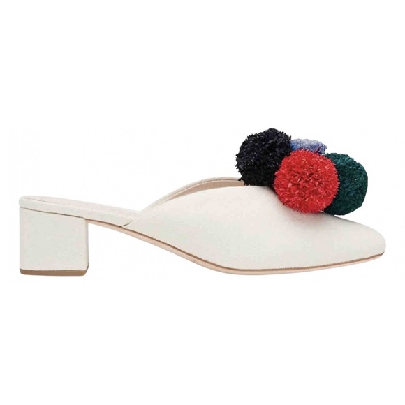 Loeffler Randall | Pom-Pom Canvas Mules | Size 6.5 - Picture 6 of 6